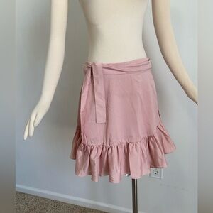 Selkie Rose Garden Wrap Skirt Pink Size Large from Sample Sale